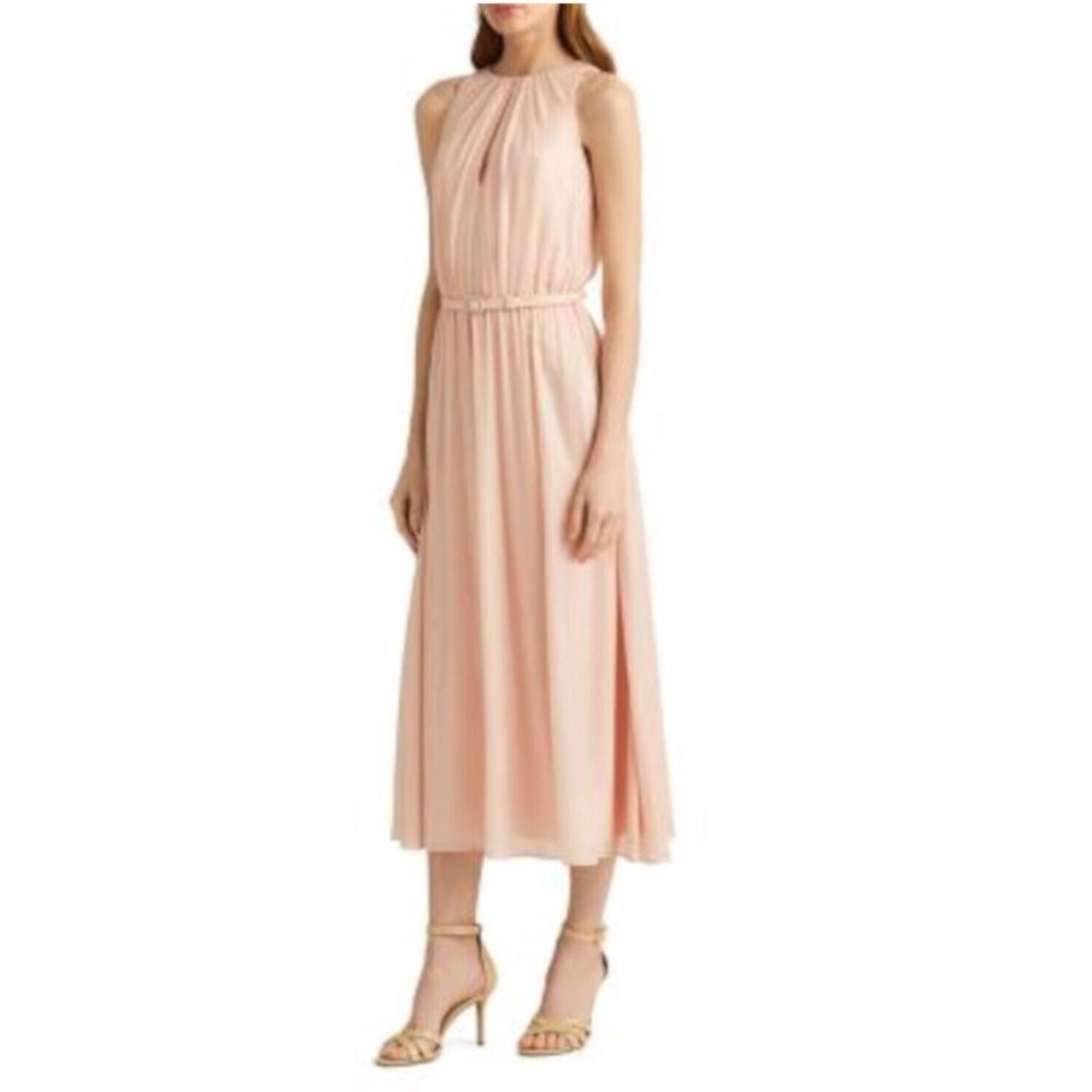 Ralph Lauren Pink belted dress